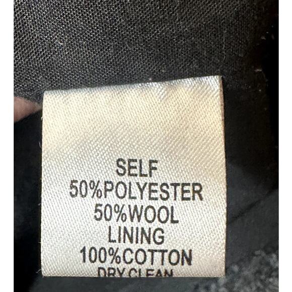 Cotton Candy Grey Wool Blend Zip Up Coat Jacket Women's Size S - Picture 4 of 4